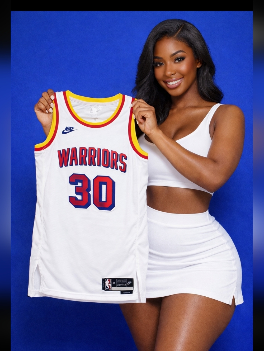Mens SMALL (40) Stephen Curry San Francisco Warriors Classic Swingman Jersey